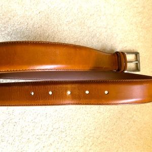 Allen Edmonds Men’s Basic Wide Leather Dress Belt - Size 36 - Walnut